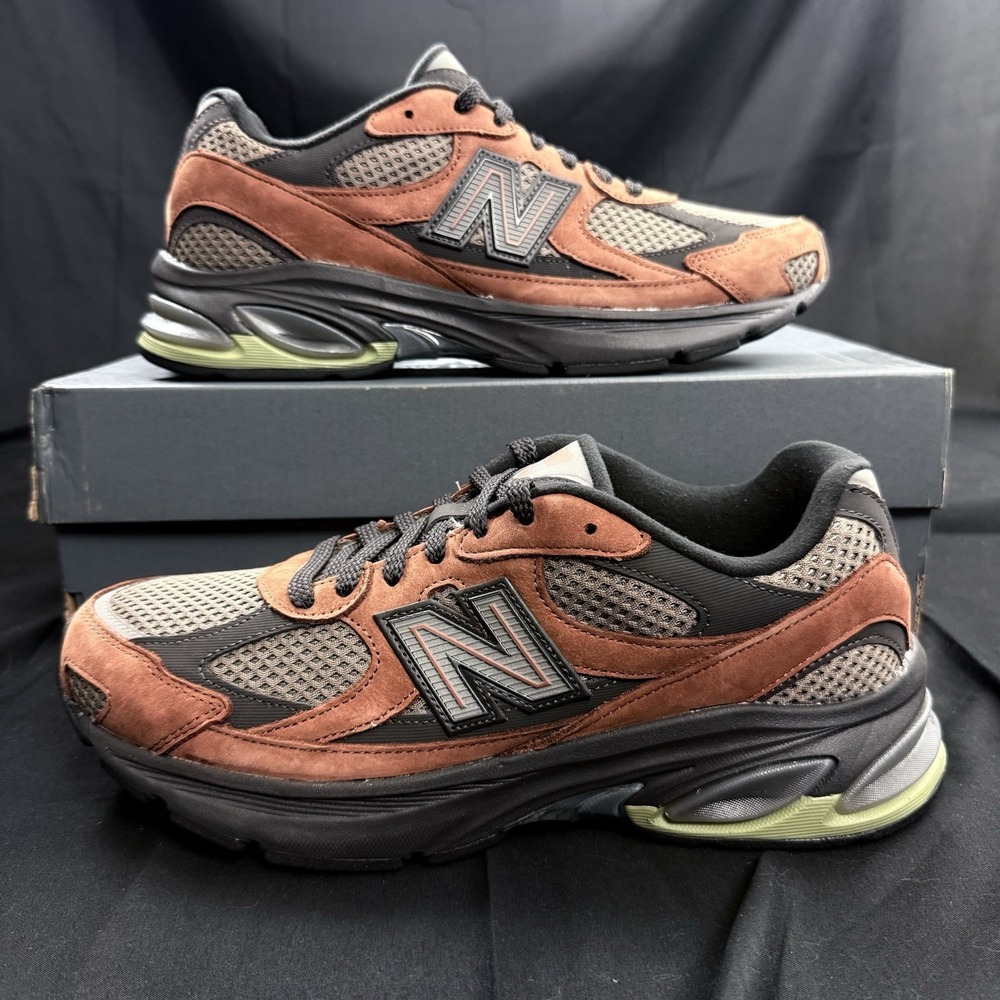 Size 10.5 New Balance 2010 Mens Pecan Brown Black U2010ANV Athletic Sneakers